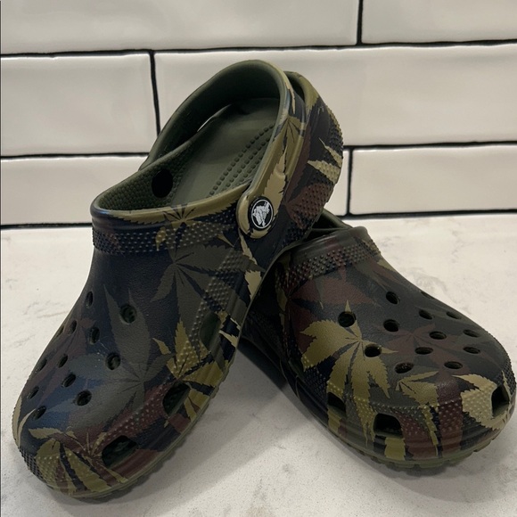 Crocs Unisex Adult Hemp Clog Camouflage Slip On - Picture 14 of 16